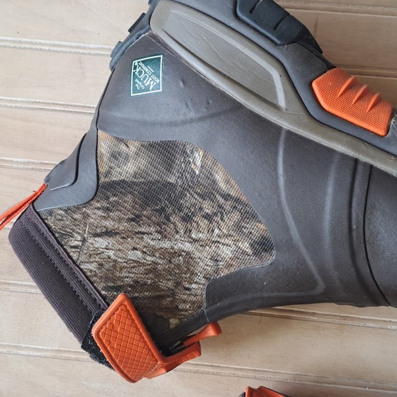 Muck Boot Men's Mossy Oak Breakup Country Apex Mid Zip Ankle Waterproof Boots - Picture 14 of 14